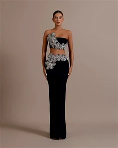 Set Maxi Dua Piece Black Black